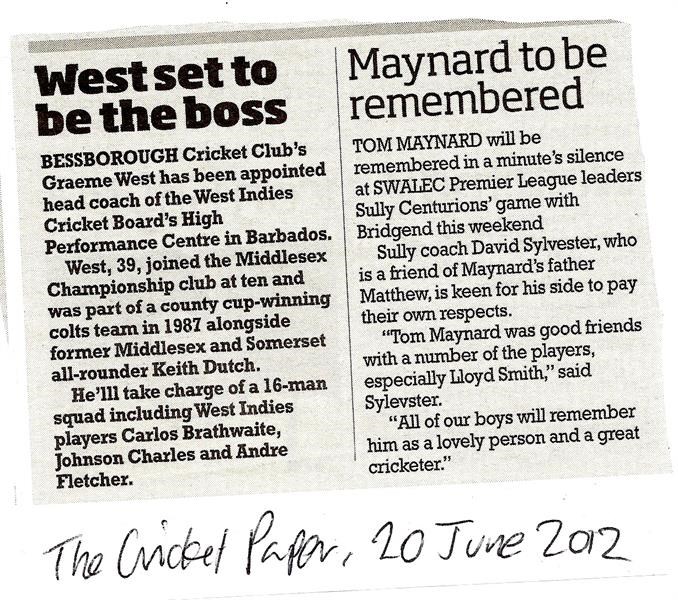 West set to be the boss 